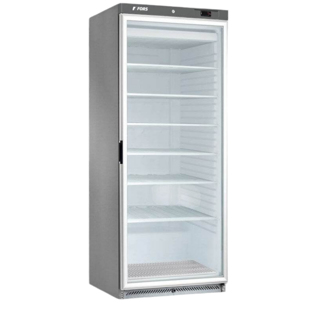 FORS Gefrierschrank, Glastür, inox, GN 2/1 - GFS 600 GES