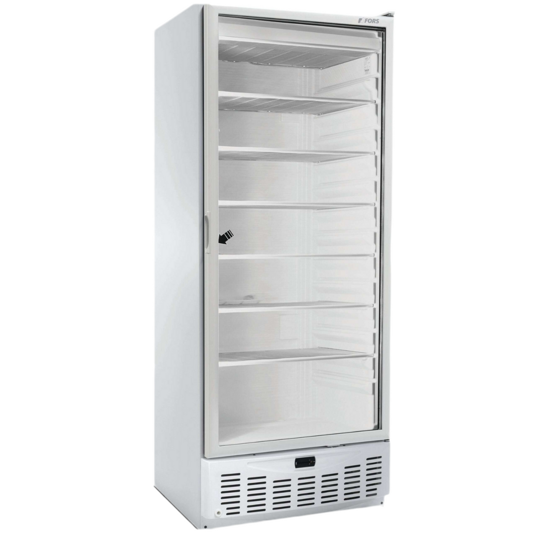 FORS Gefrierschrank, Glastür, weiss - CFS 550 WG
