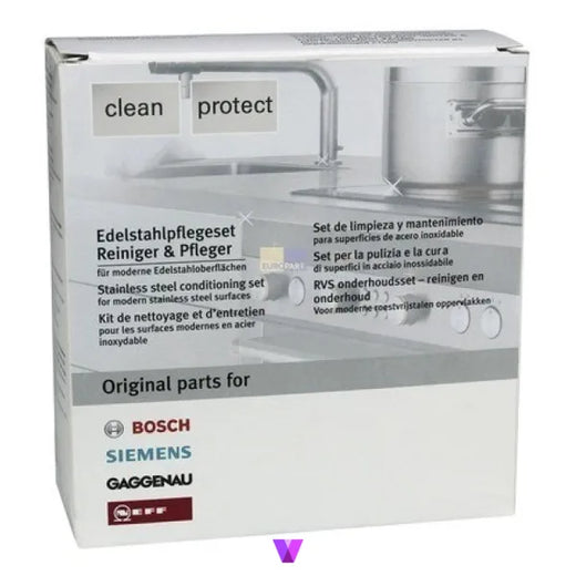 BSH Edelstahlpflegeset Reiniger & Pfleger