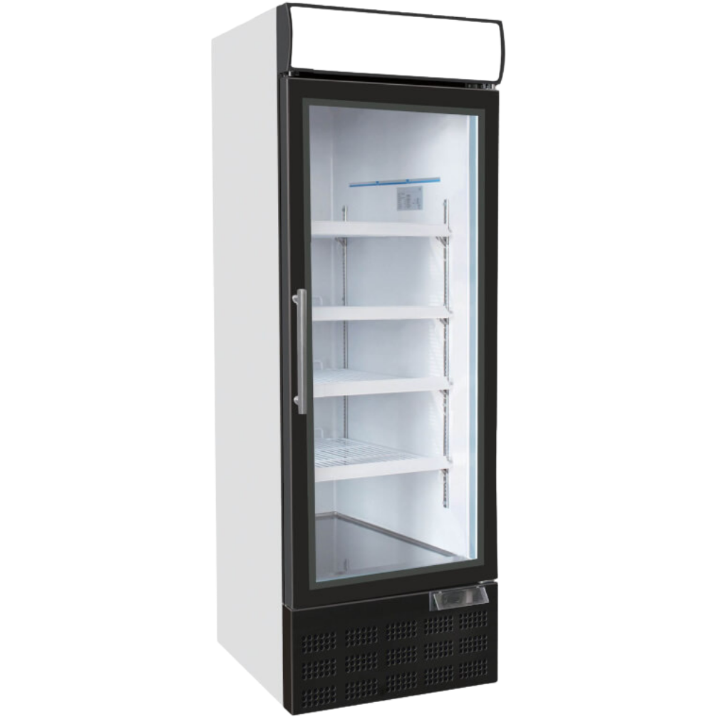 FORS Gefrierschrank, Glastür/Display, weiss - PDFV 5000 G