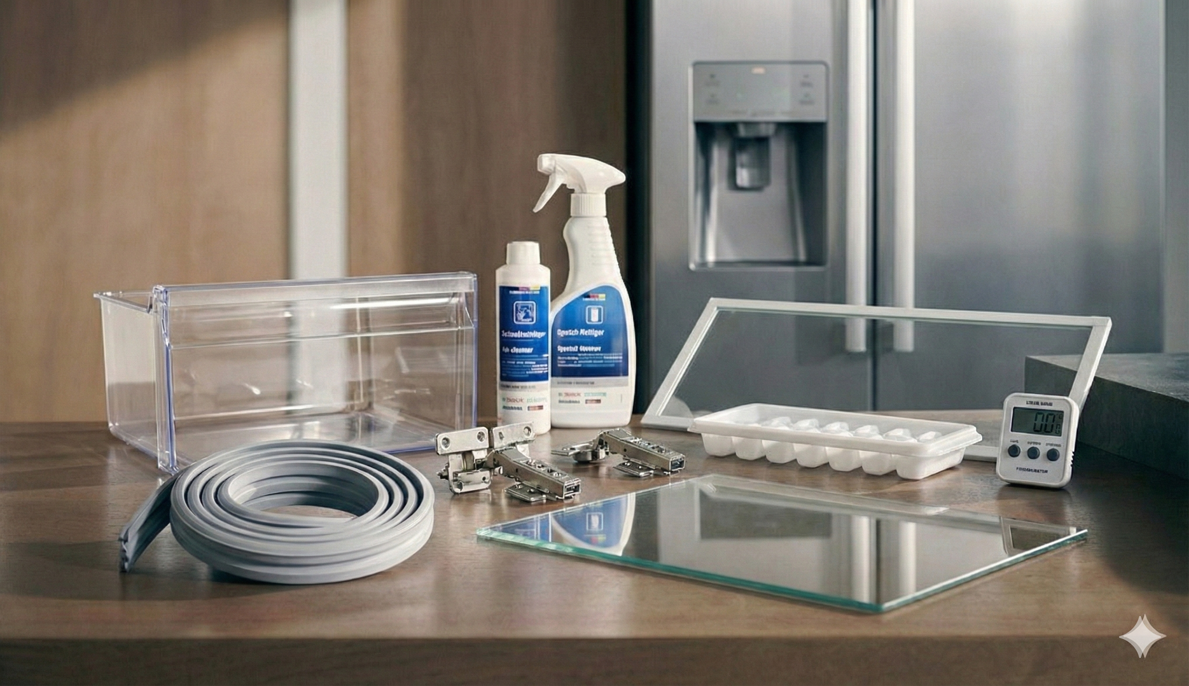 Ersatzteile, Zubehör und Reiniger für Kühlgeräte