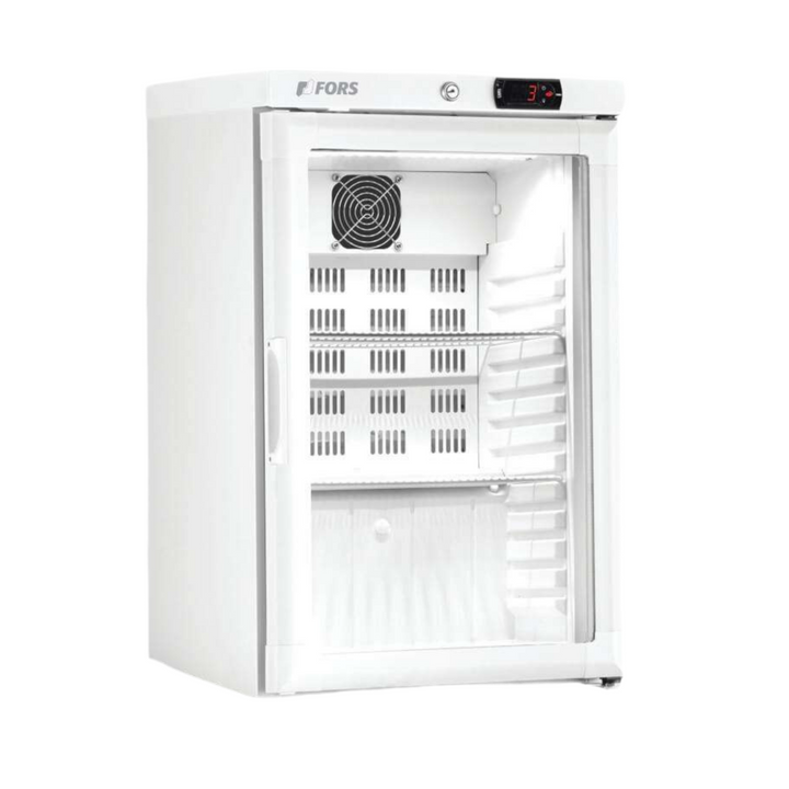 FORS Kühlschrank, Glastür, weiss - CCV 50 WG