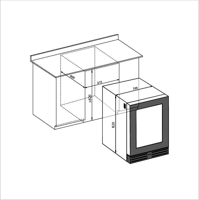 FORS Zigarrenschrank FFH 60821 HF