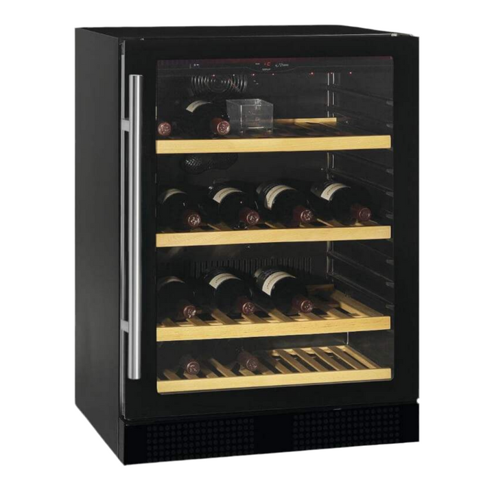 FORS Weinkühlschrank, Glastür, schwarz, 1 Zone - VS 8248 NG
