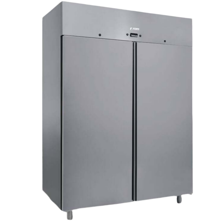FORS Kühlschrank, doppelte Volltür, Edelstahl, GN 2/1 - DGCV 1401 ESSL