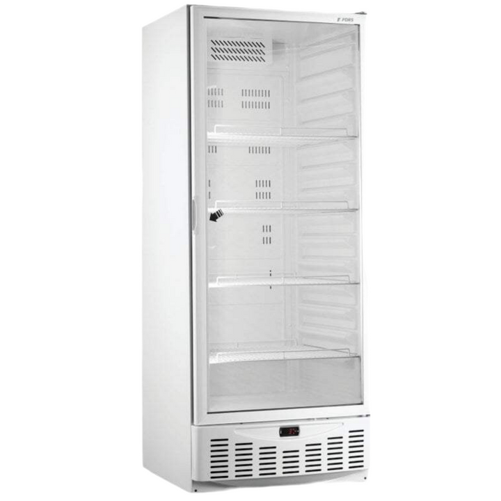 FORS Kühlschrank, Glastür, weiss, GN 2/1 und 600×400 - GMCV 550 WG