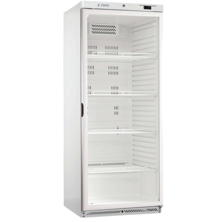 FORS Kühlschrank, Glastür, weiss, GN 2/1 - GCV 600 WG