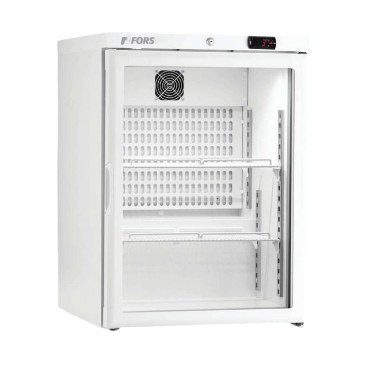 FORS Kühlschrank Unterbau, Glastür, weiss - CCV 150 WG