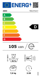 ASKO Wäschetrockner Gewerbe T8 EEV