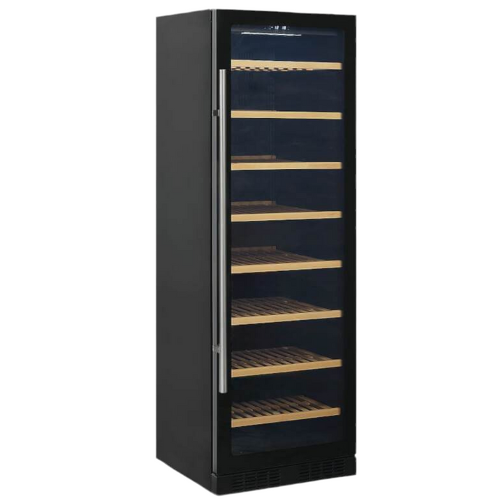 FORS Weinkühlschrank, Glastür, schwarz, 1 Zone - VS 176165 NG