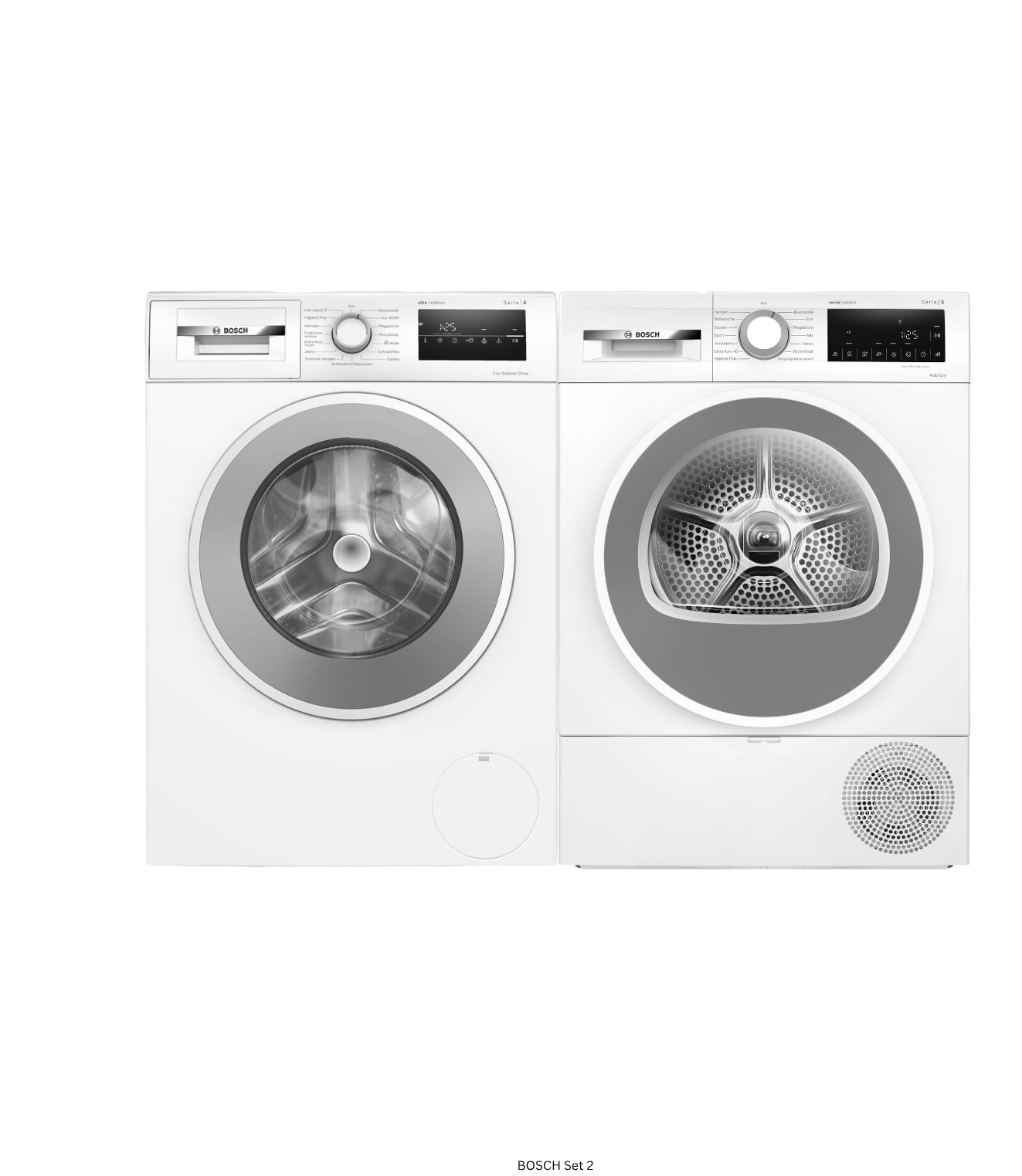 BOSCH Waschset Waschmaschine WAN28234CH & Wärmepumpentrockner WQG233E4CH - EEV26