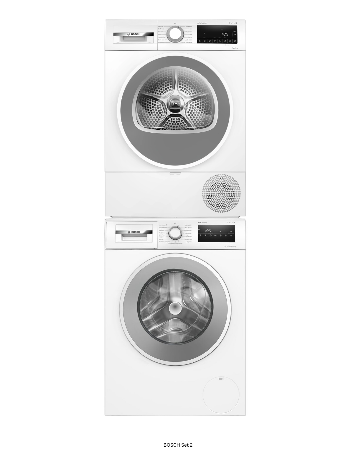 BOSCH Waschset Waschmaschine WAN28234CH & Wärmepumpentrockner WQG233E4CH - EEV26