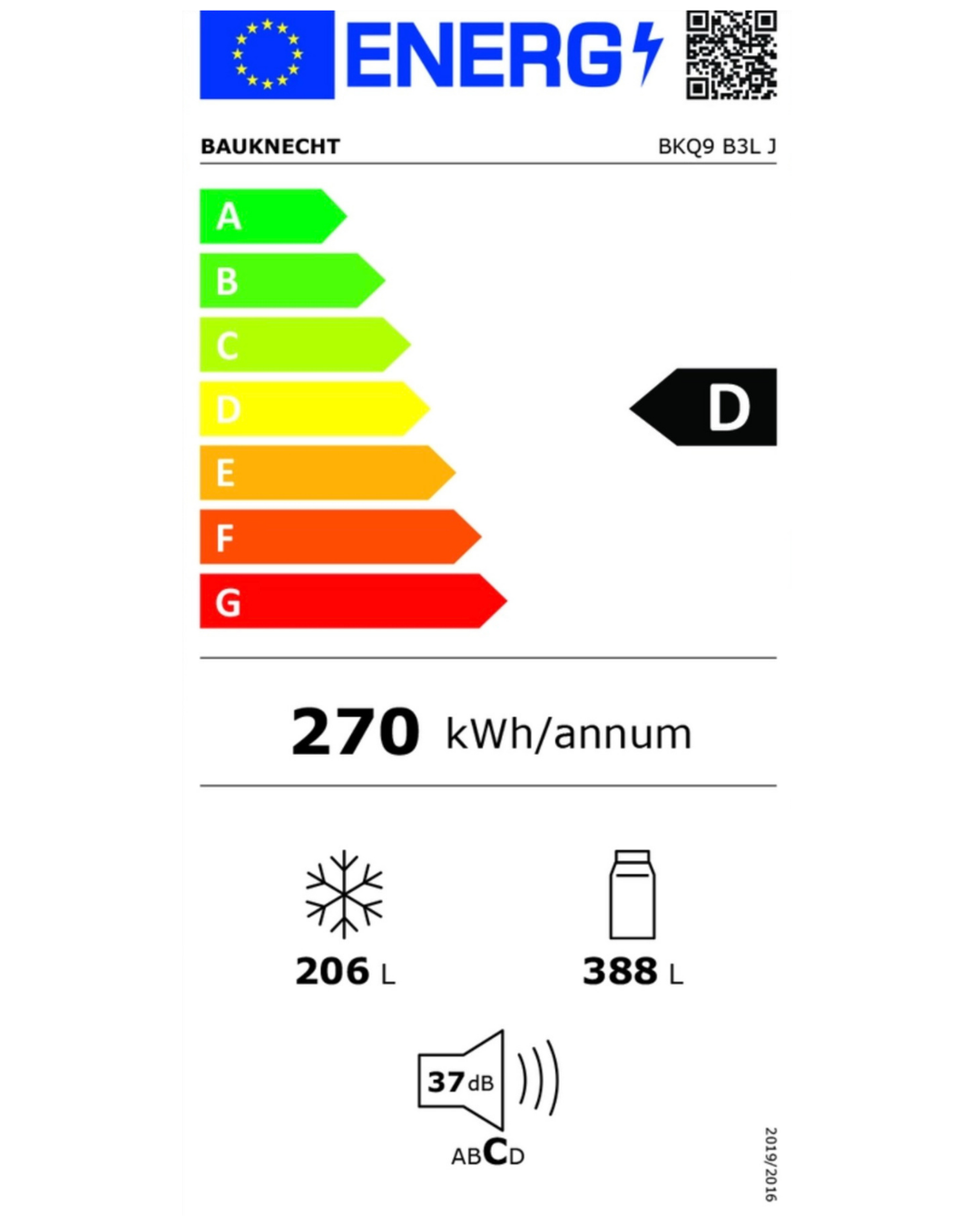 Bauknecht BKQ9 B3L J Active Quattro
