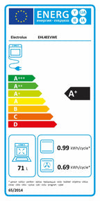 Electrolux Einbauherd EHL4EEV, weiss oder schwarz