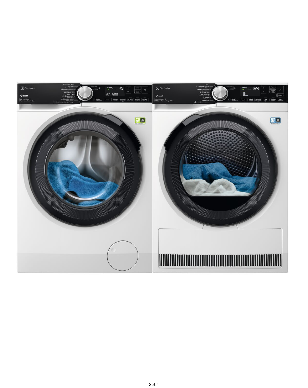 Electrolux Waschset Waschmaschine WASLIEEV500 & Wärmepumpentrockner TWSLIEEV500 - EEV26