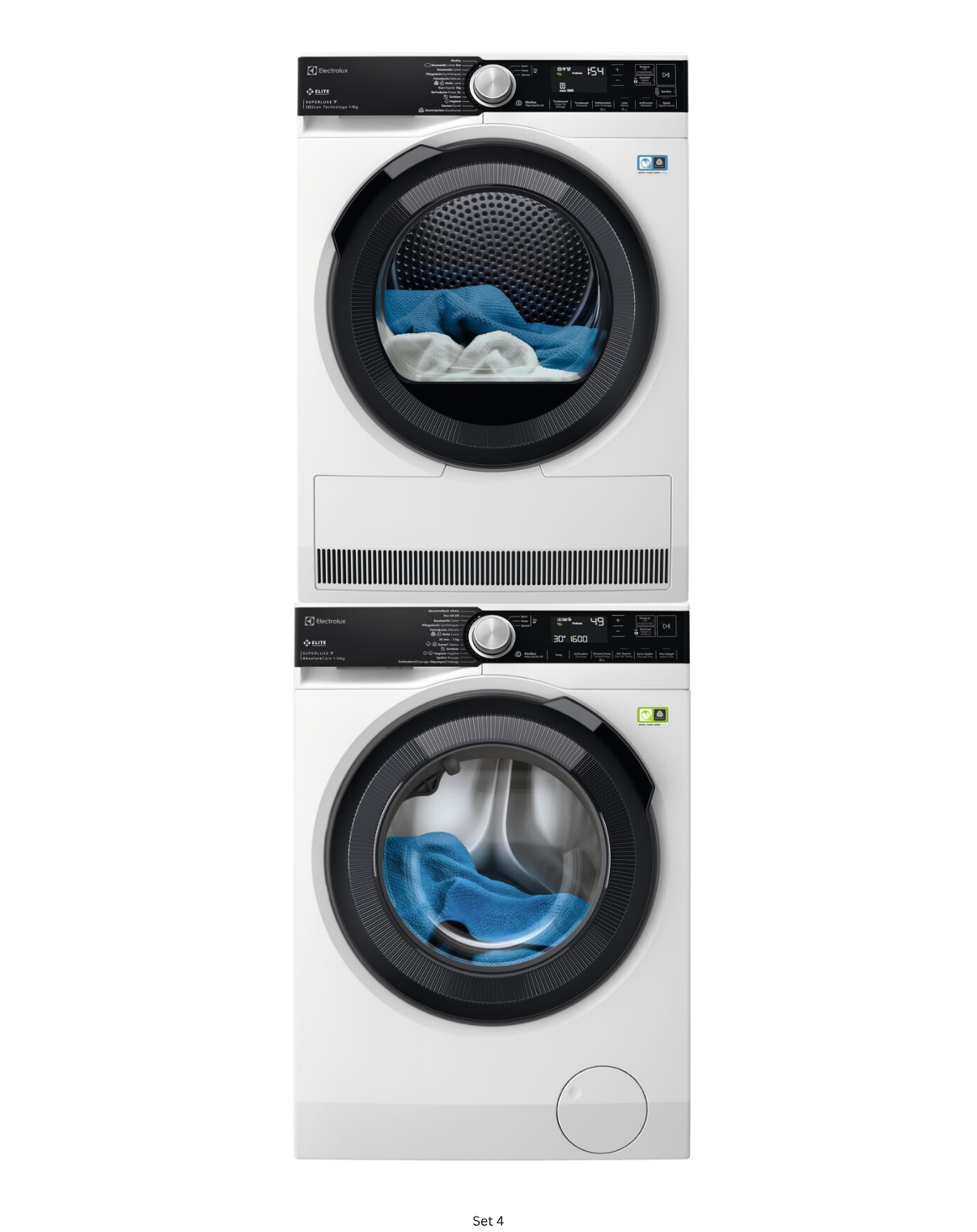 Electrolux Waschset Waschmaschine WASLIEEV500 & Wärmepumpentrockner TWSLIEEV500 - EEV26