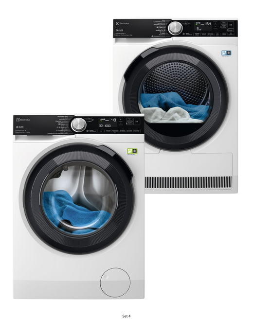 Electrolux Waschset Waschmaschine WASLIEEV500 & Wärmepumpentrockner TWSLIEEV500