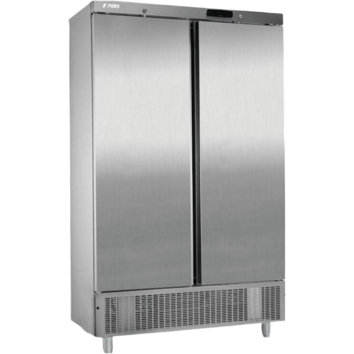 FORS Kühlschrank, doppelte Volltür, Edelstahl - DSCV 800 ES