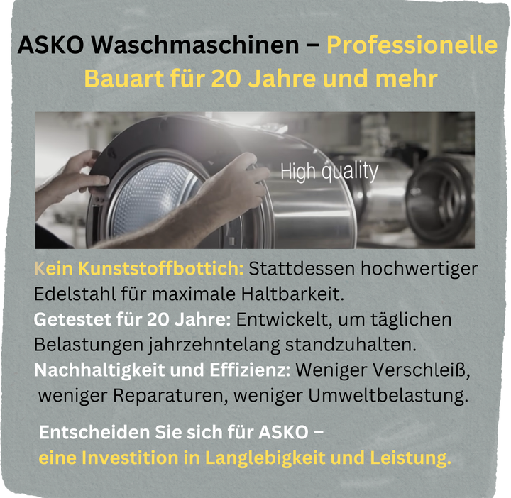 ASKO Waschmaschine W4096R W/3