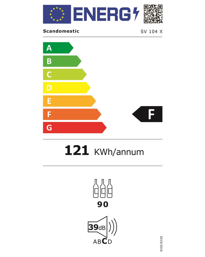 Scandomestic Weinkühler SV 104 X