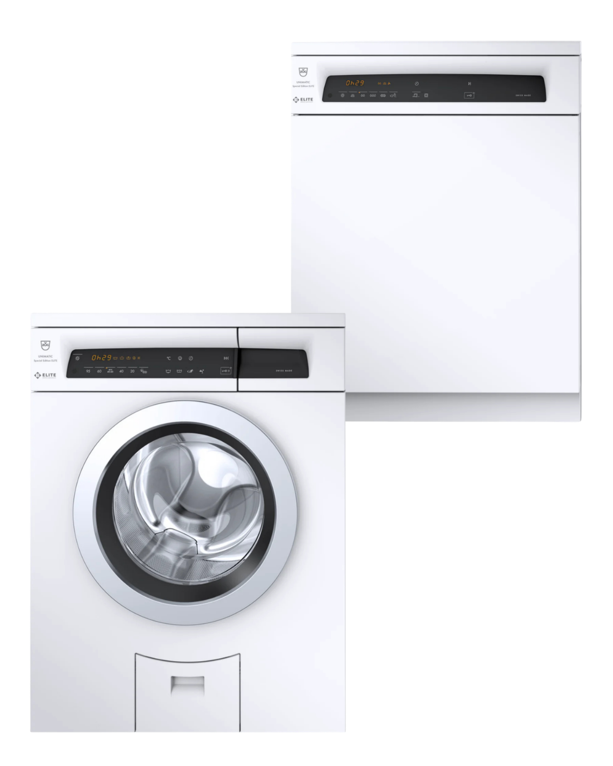 V-Zug Waschset Waschmaschine Unimatic WA ELITE V2 & Wärmepumpentrockner Unimatic WP ELITE V2 - EEV26