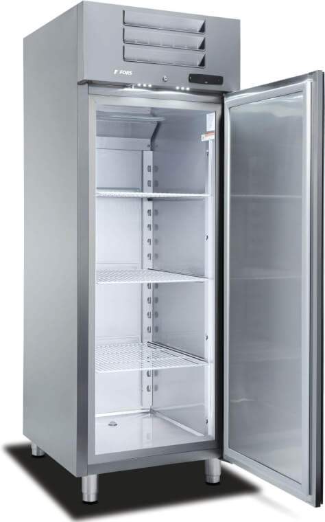 FORS Kühlschrank, Volltür, Edelstahl, GN 2/1 - GCV 700 ES